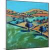 Farm Cornwall, 2021 (acrylic on board)-Paul Powis-Mounted Giclee Print