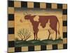 Farm Cow-Diane Pedersen-Mounted Art Print