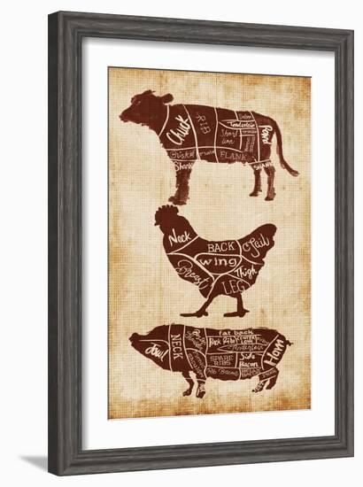 Farm Cuts-OnRei-Framed Art Print