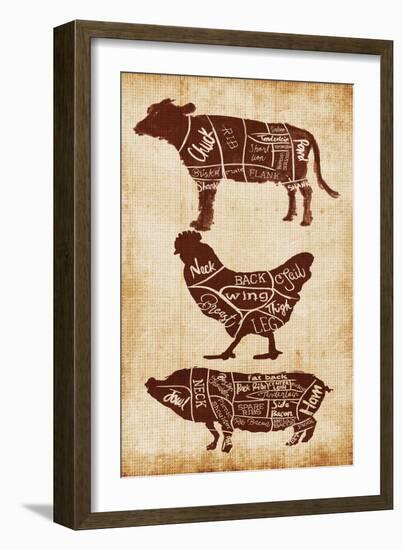 Farm Cuts-OnRei-Framed Art Print