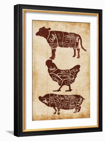 Farm Cuts-OnRei-Framed Art Print