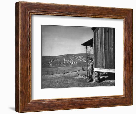 Farm Erosion, 1937-Arthur Rothstein-Framed Photographic Print