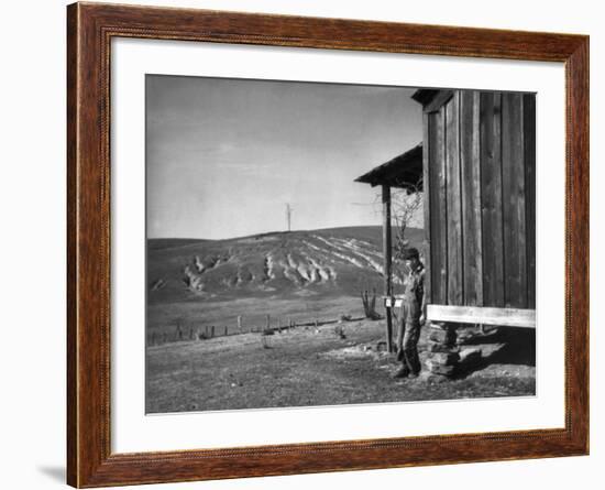 Farm Erosion, 1937-Arthur Rothstein-Framed Photographic Print