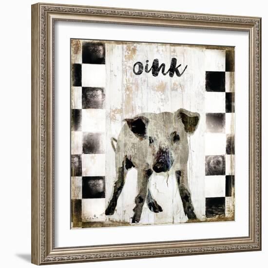 Farm Family Pig-Sophie 6-Framed Art Print