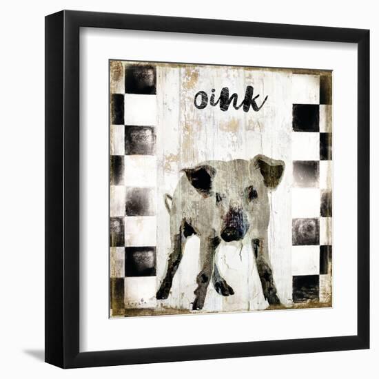 Farm Family Pig-Sophie 6-Framed Art Print