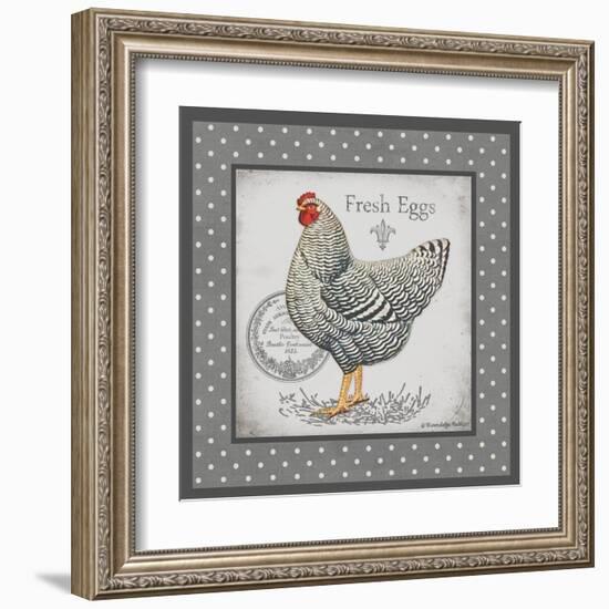 Farm Fresh Eggs II-Gwendolyn Babbitt-Framed Art Print