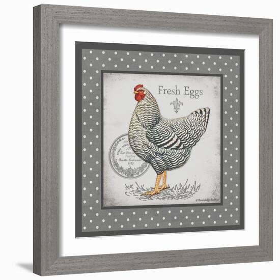 Farm Fresh Eggs II-Gwendolyn Babbitt-Framed Premium Giclee Print