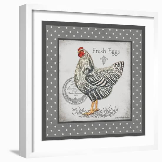 Farm Fresh Eggs II-Gwendolyn Babbitt-Framed Art Print