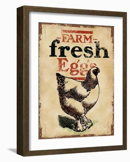 Farm Fresh Eggs-null-Framed Giclee Print