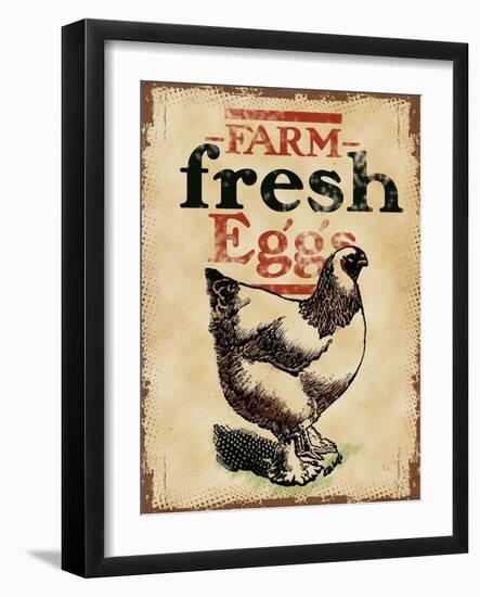 Farm Fresh Eggs-null-Framed Giclee Print