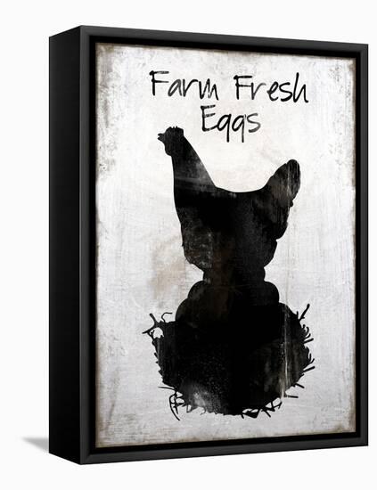 Farm Fresh Eggs-Tina Lavoie-Framed Premier Image Canvas