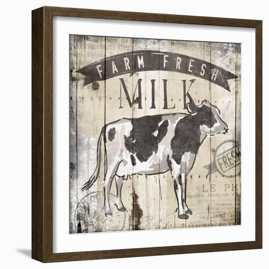 Farm Fresh Milk-OnRei-Framed Premium Giclee Print