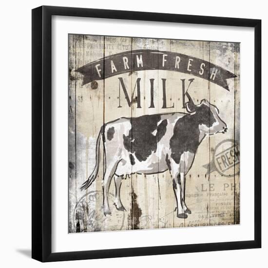 Farm Fresh Milk-OnRei-Framed Premium Giclee Print