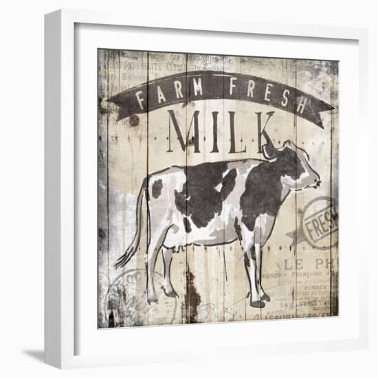 Farm Fresh Milk-OnRei-Framed Premium Giclee Print