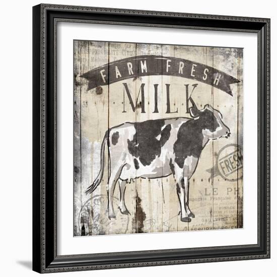 Farm Fresh Milk-OnRei-Framed Premium Giclee Print