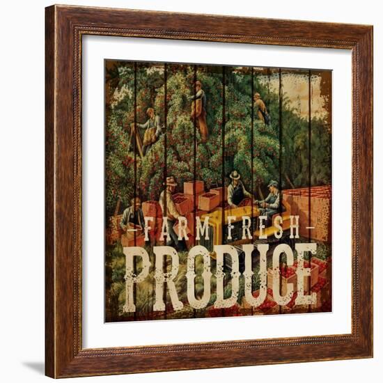 Farm Fresh Produce-null-Framed Giclee Print