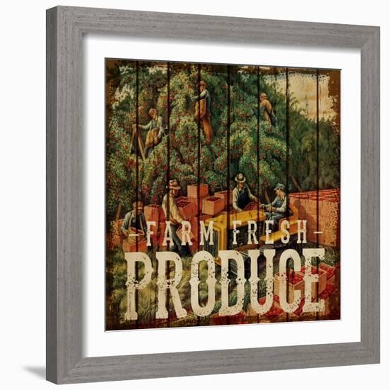 Farm Fresh Produce-Jackson Nesbitt-Framed Giclee Print