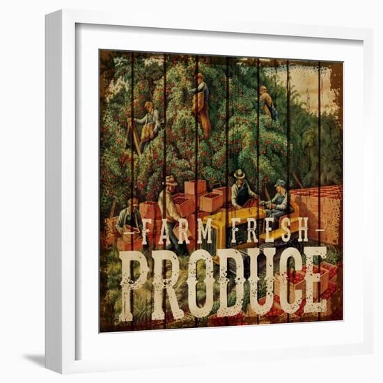 Farm Fresh Produce-Jackson Nesbitt-Framed Giclee Print