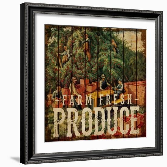 Farm Fresh Produce-Jackson Nesbitt-Framed Giclee Print