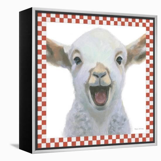 Farm Friends I Border-Myles Sullivan-Framed Stretched Canvas