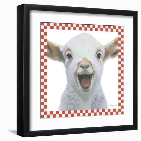 Farm Friends I Border-Myles Sullivan-Framed Art Print