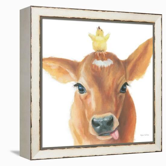 Farm Friends III-Myles Sullivan-Framed Stretched Canvas