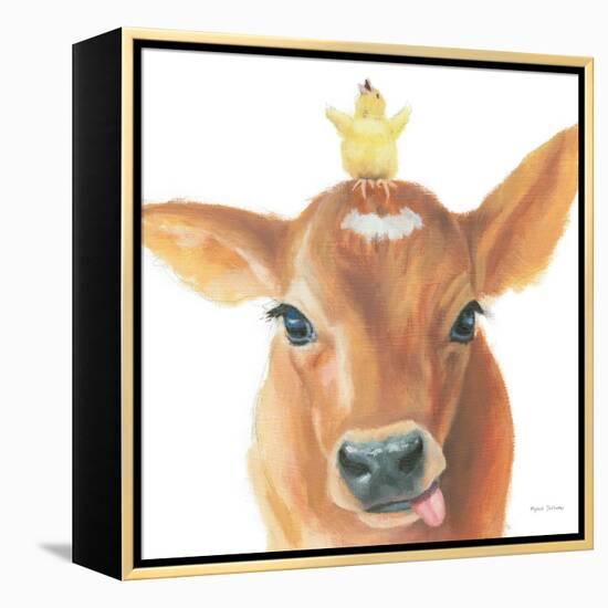 Farm Friends III-Myles Sullivan-Framed Stretched Canvas