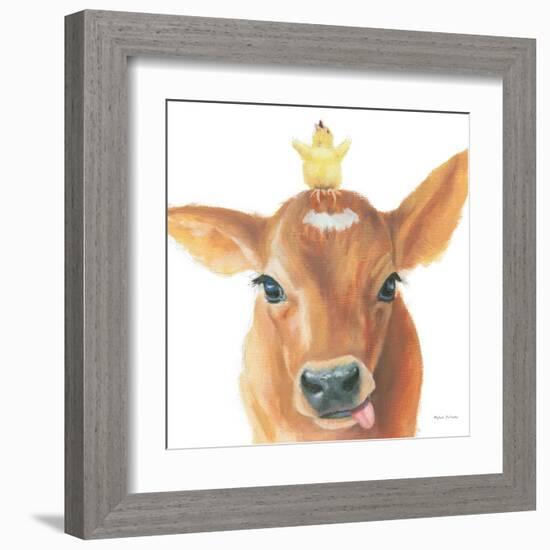 Farm Friends III-Myles Sullivan-Framed Art Print