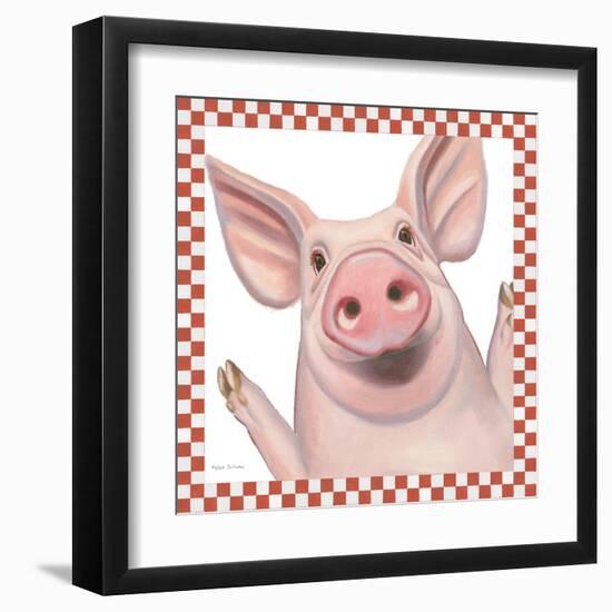 Farm Friends IV Border-Myles Sullivan-Framed Art Print