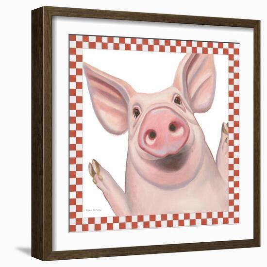 Farm Friends IV Border-Myles Sullivan-Framed Art Print