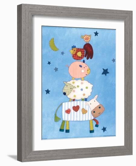 Farm Friends-Viv Eisner-Framed Art Print