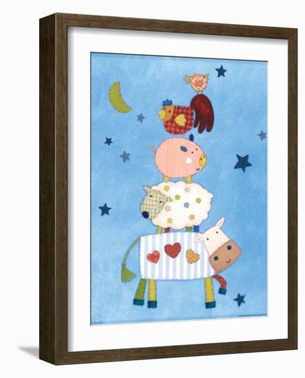 Farm Friends-Viv Eisner-Framed Art Print