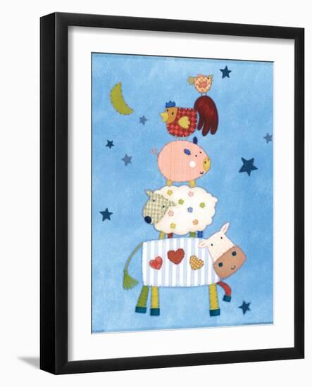 Farm Friends-Viv Eisner-Framed Art Print