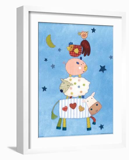 Farm Friends-Viv Eisner-Framed Art Print