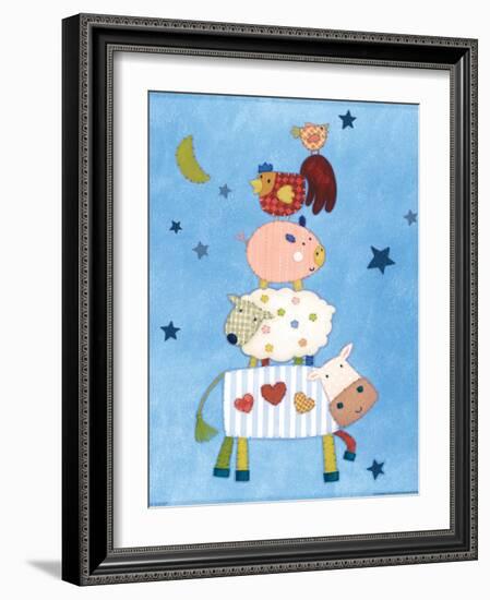 Farm Friends-Viv Eisner-Framed Art Print