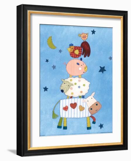 Farm Friends-Viv Eisner-Framed Art Print