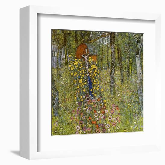 Farm Garden with Crucifix-Gustav Klimt-Framed Giclee Print