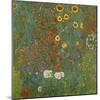 Farm Garden with Sunflowers, 1905-06-Gustav Klimt-Mounted Premium Giclee Print