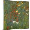 Farm Garden with Sunflowers, 1905-06-Gustav Klimt-Mounted Giclee Print