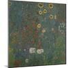 Farm Garden with Sunflowers, 1905/06-Gustav Klimt-Mounted Giclee Print