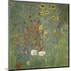 Farm Garden with Sunflowers, around 1905/1906-Gustav Klimt-Mounted Giclee Print