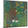 Farm Garden with Sunflowers, c.1905/1906-Gustav Klimt-Mounted Art Print