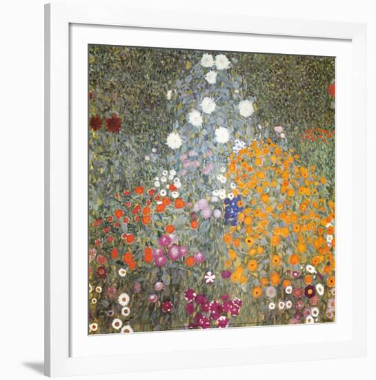 Farm Garden-Gustav Klimt-Framed Art Print