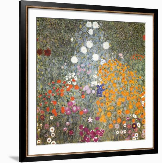 Farm Garden-Gustav Klimt-Framed Art Print