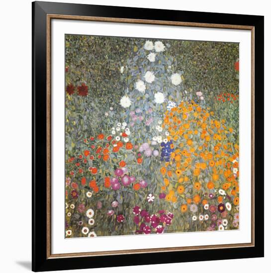 Farm Garden-Gustav Klimt-Framed Art Print