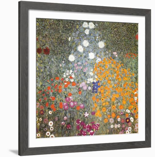 Farm Garden-Gustav Klimt-Framed Art Print