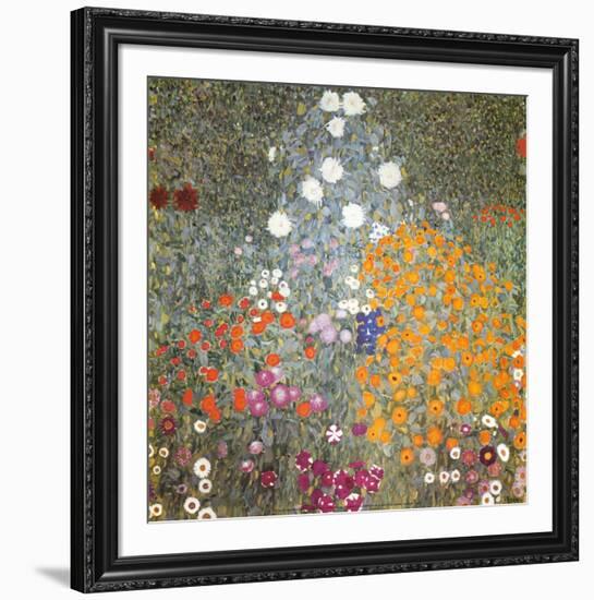 Farm Garden-Gustav Klimt-Framed Art Print