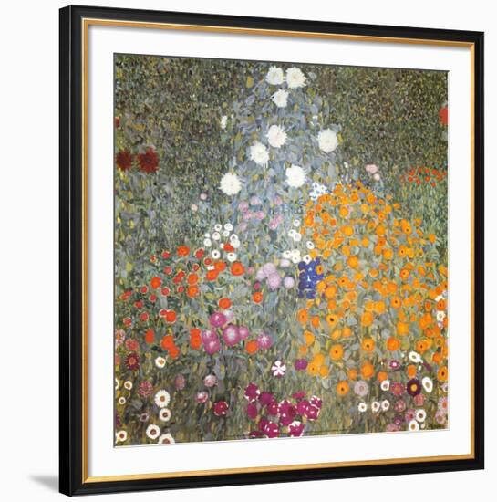 Farm Garden-Gustav Klimt-Framed Art Print