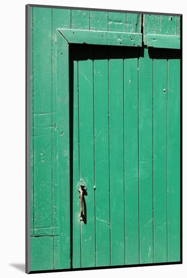 Farm, Green Barn Door, Detail-Catharina Lux-Mounted Photographic Print