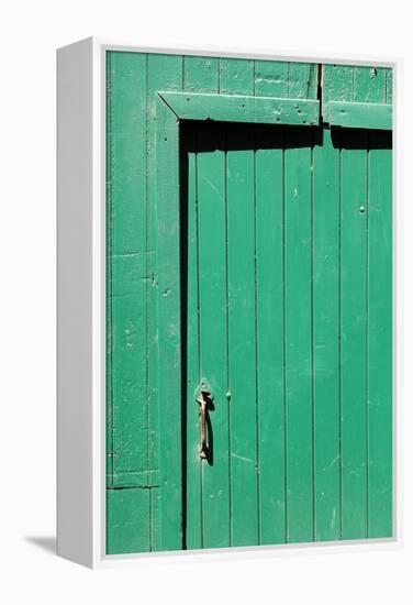 Farm, Green Barn Door, Detail-Catharina Lux-Framed Premier Image Canvas